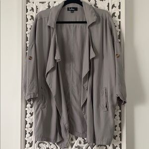 Lulu’s Oversized Gray Jacket